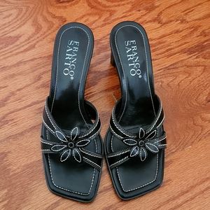Franco Sarto Black Wedges
